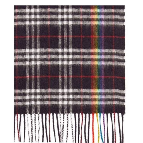 burberry shawl rainbow